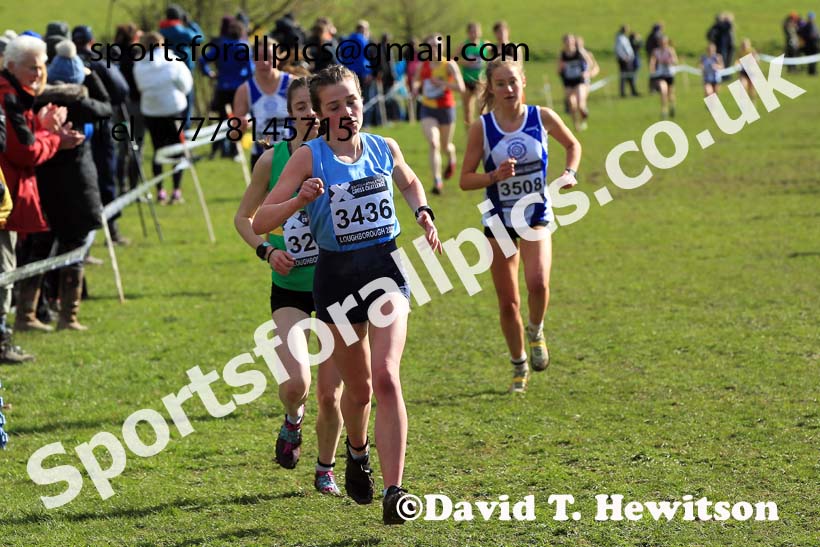 Womens Under-20s 2022 CAU Inter Counties Cross Country, Prestwold Hall, Loughborough.  Photo: David T. Hewitson/Sports for All Pics